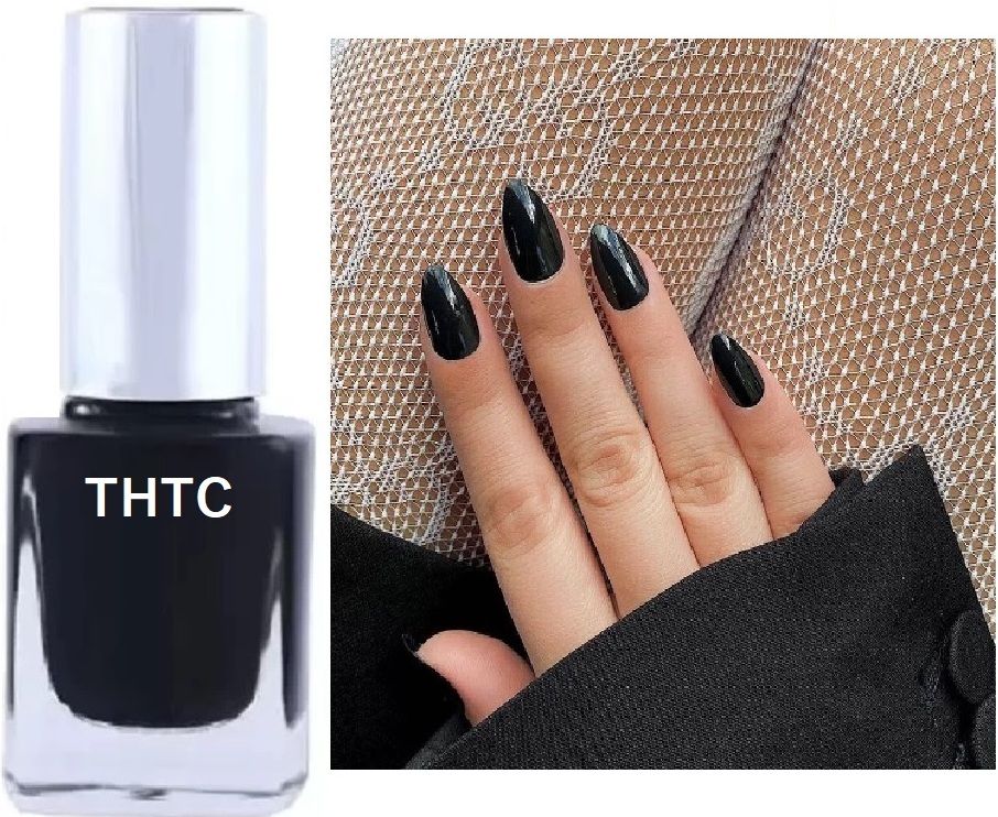 Glossy Finish, Long Lasting, nail polish black Nail Art At home black-image-47