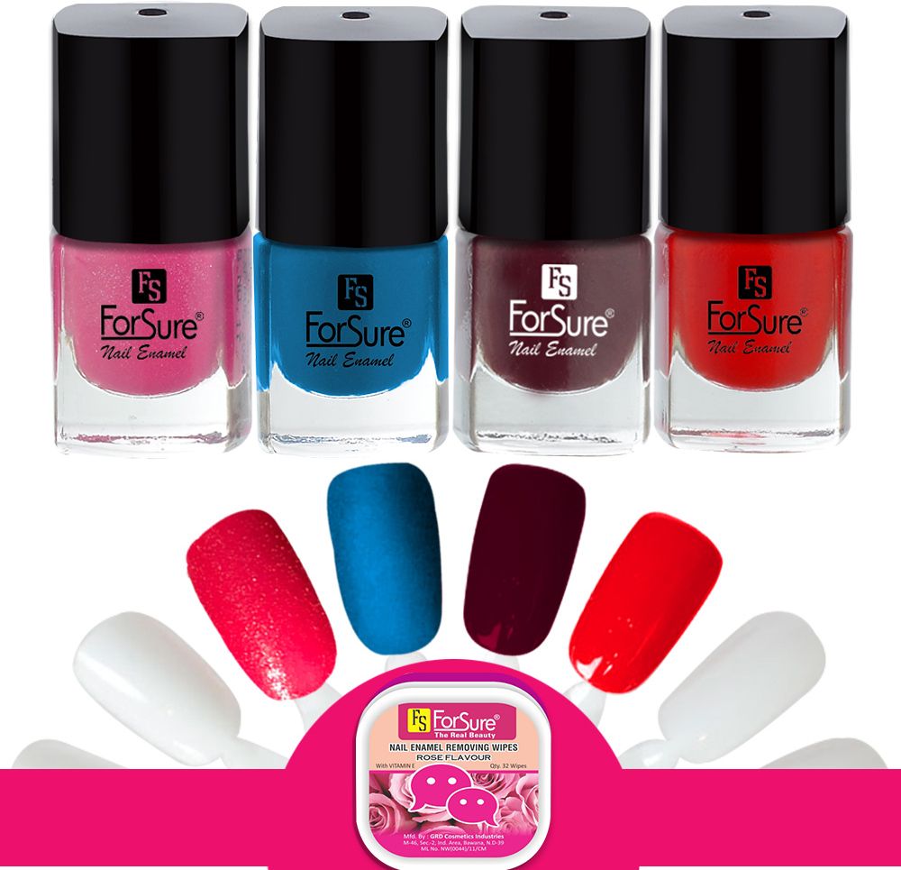 forsure Trendy Premium Quick Dry Gel Nail Polish Nail Art Combo Pack (5ml Each)-picture-44