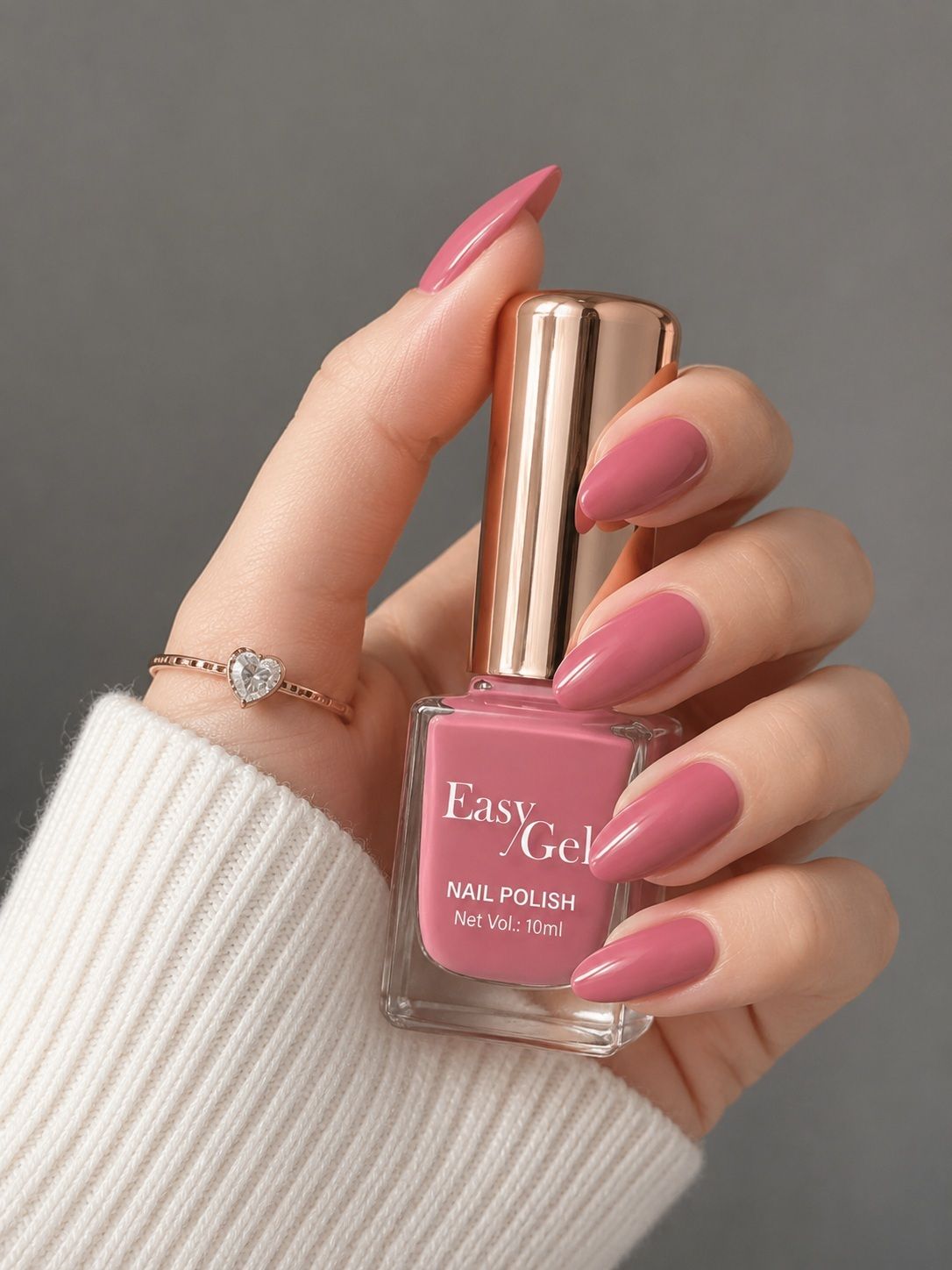 rudvya Nail Polish | Quick Dry Long Lasting Glossy Nail Paint for Women Light Pink-picture-14