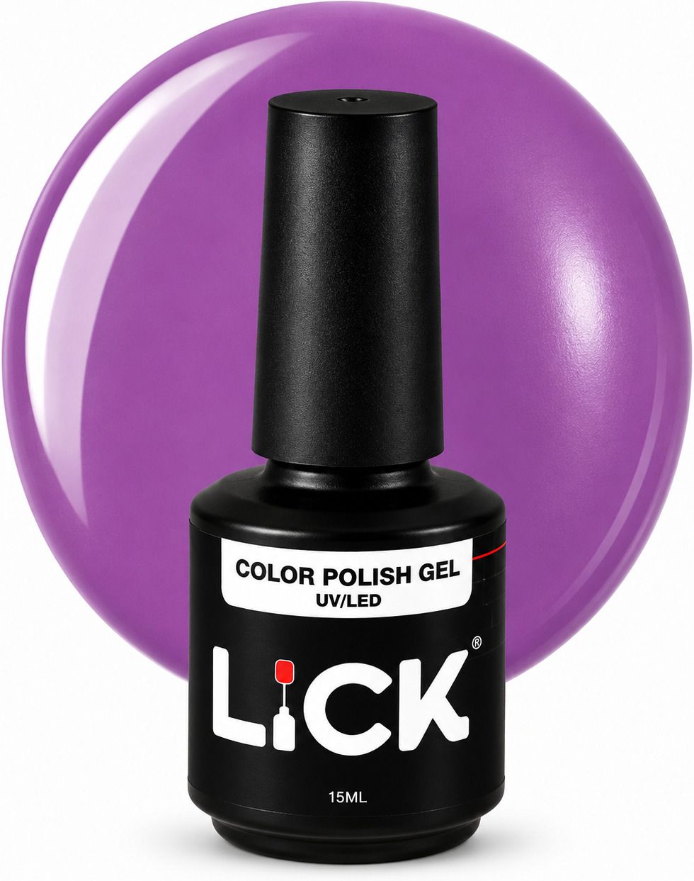 lick - press on nails UV LED Soak Off Long Lasting Gel Nail Polish with High Shine LG-55Purple-picture-12