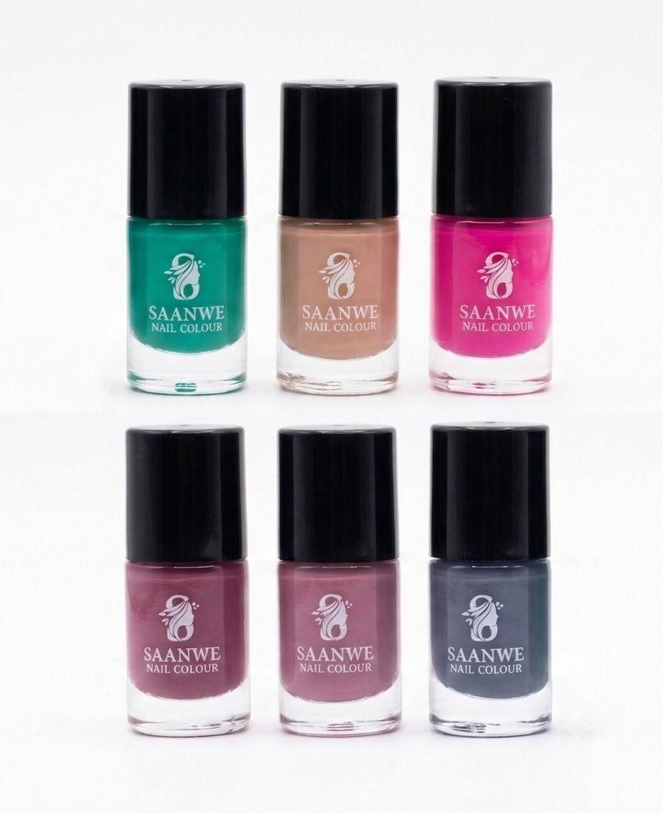 saanwe Professional Nail Polish Combo Pack of 6 Multiple-picture-21