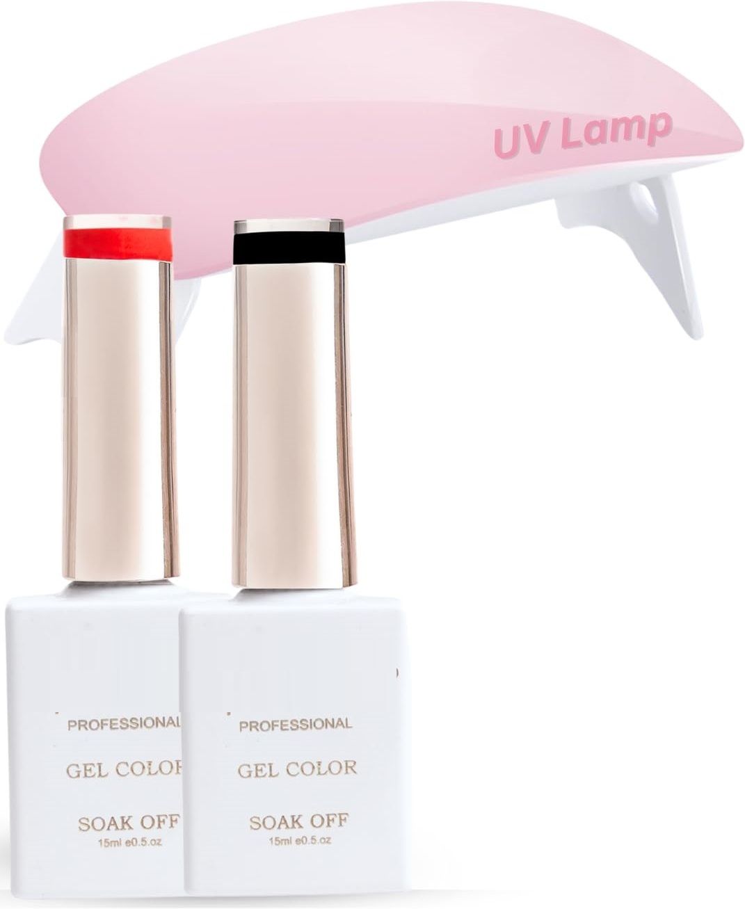 k.y.l.plus Black + Red UV Gel Nail Polish with uv lamp for nails Black and Red-picture-19