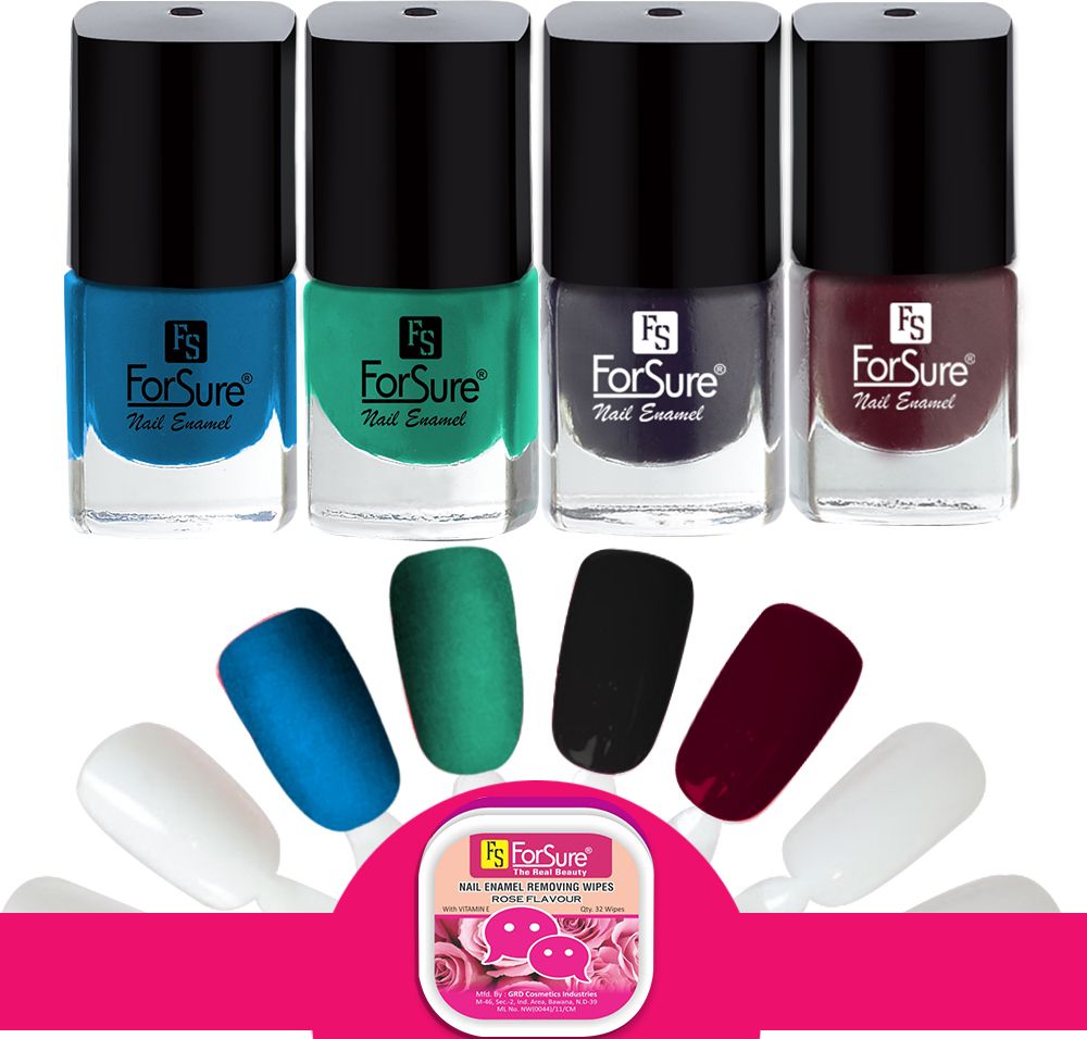 forsure Trendy Premium Quick Dry Gel Nail Polish Nail Art Combo Pack (5ml Each)-picture-25
