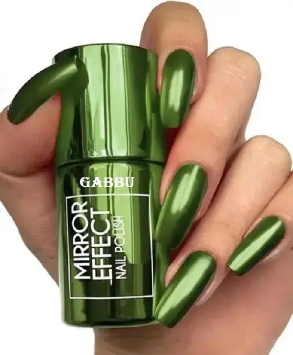 gabbu Long Lasting Quick Dry & Cruelty-Free Nail Paint (Green)) Green-picture-39
