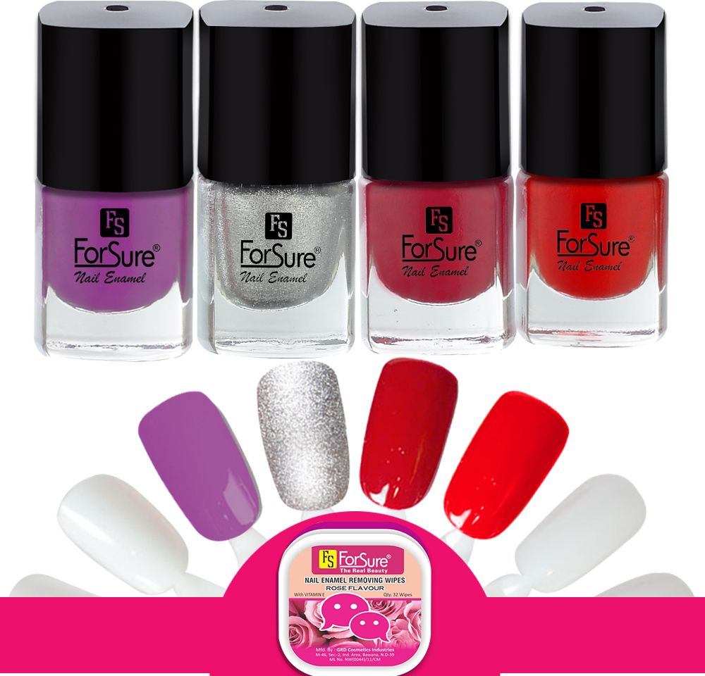 forsure Trendy Premium Quick Dry Gel Nail Polish Nail Art Combo Pack (5ml Each)-picture-23