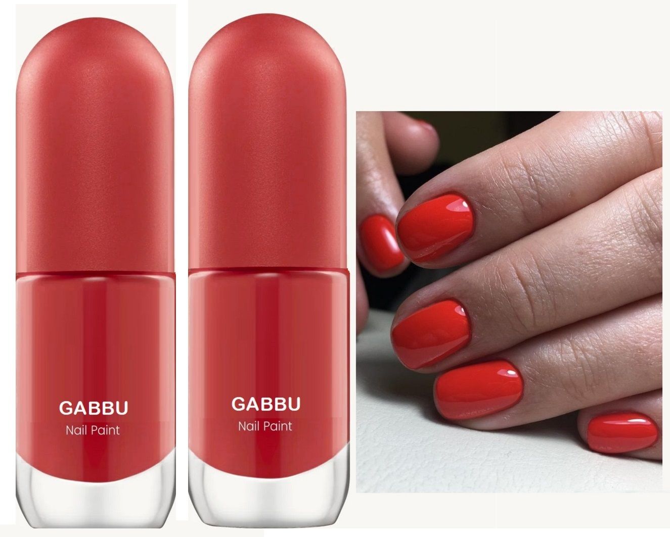 gabbu Orange-Quick Drying Formula-Long Lasting Nail Polish for Women orange-picture-19