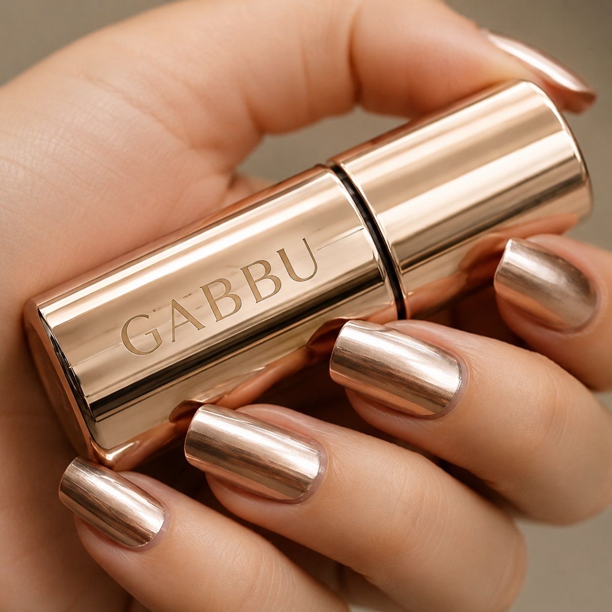 gabbu Nail Polish Chrome Metallic Nail , Mirror Quick Dry Metal Effect BRONZE-picture-29
