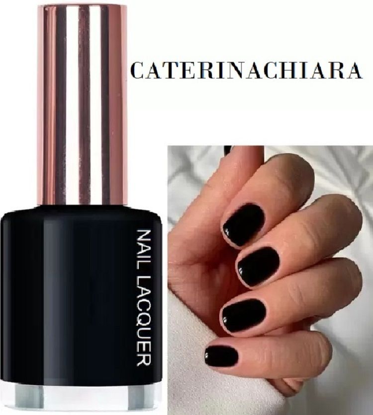 Quick Drying Formula | Long Lasting Nail Polish for Women Black-image-40