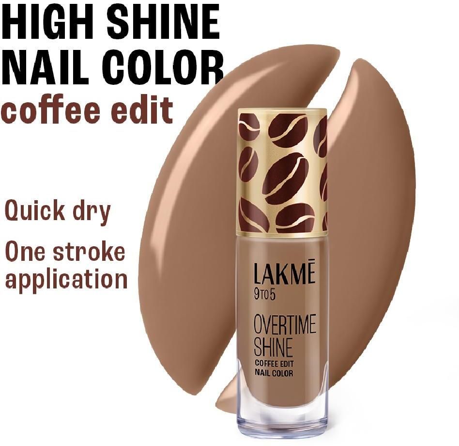 9 to 5 Overtime Shine Nail Polish - Coffee Edit Caramel Drizzle-image-5