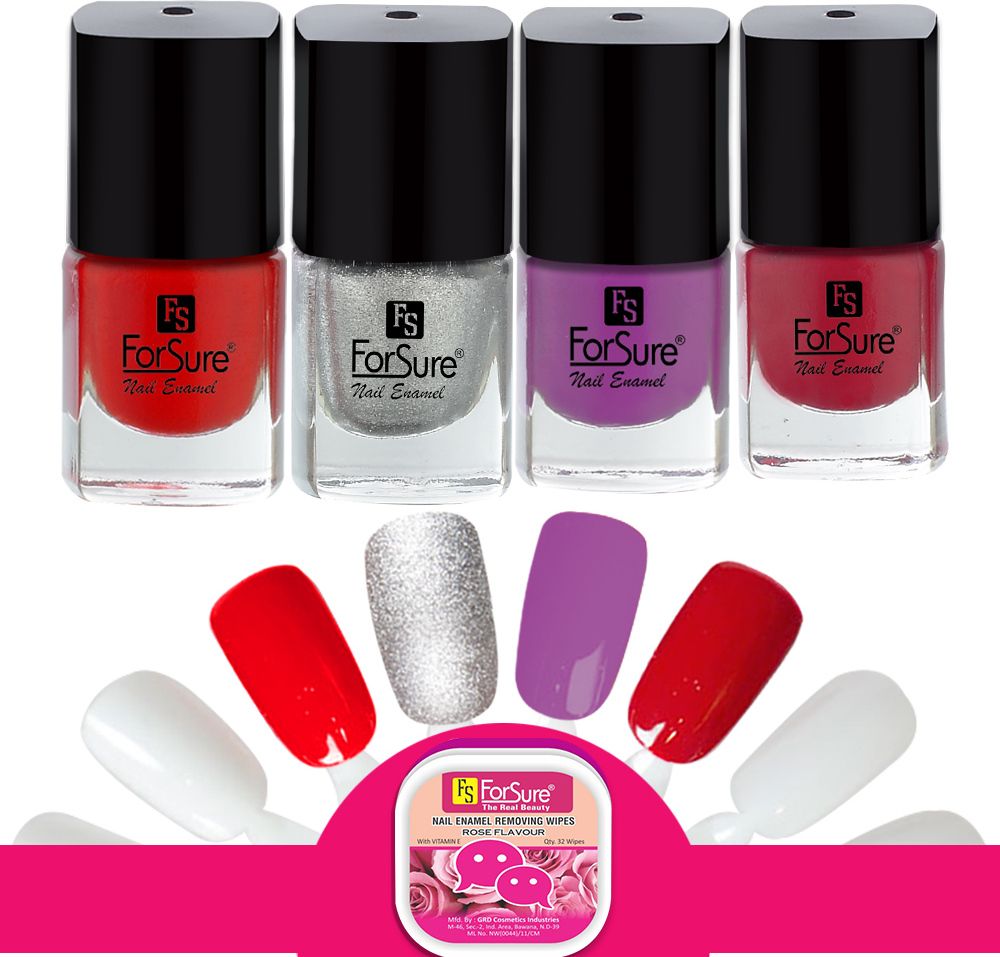 forsure Trendy Premium Quick Dry Gel Nail Polish Nail Art Combo Pack (5ml Each)-picture-47