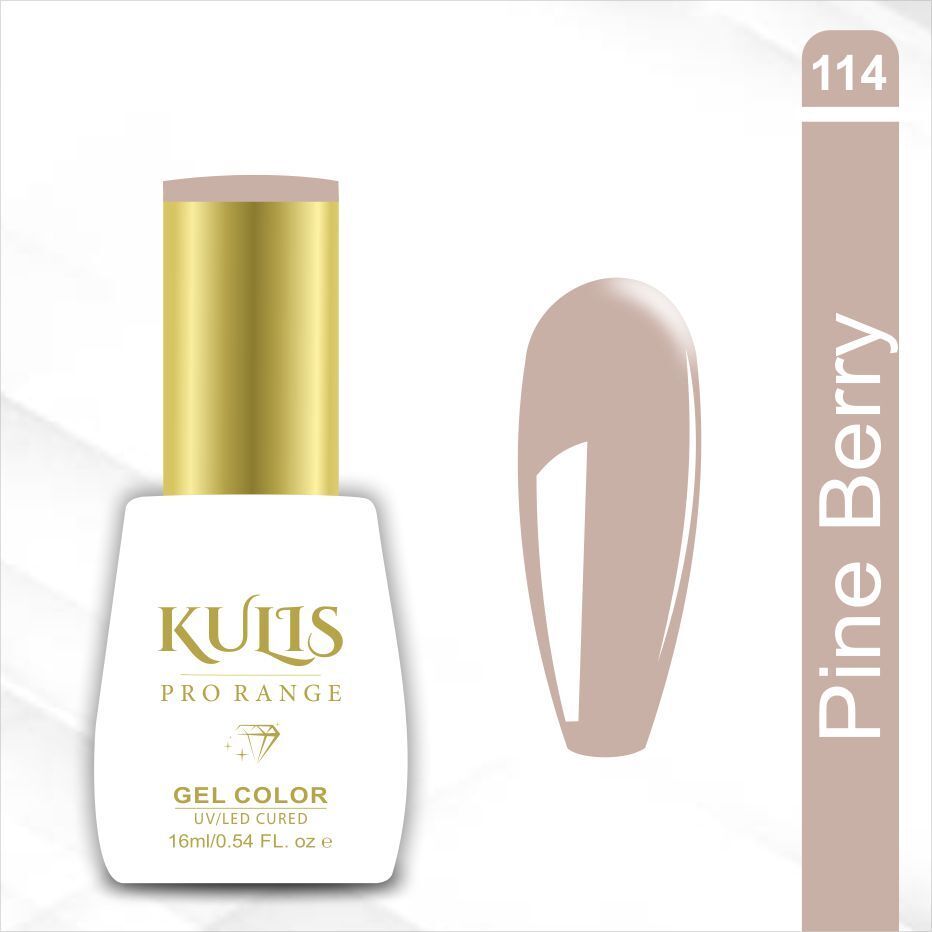 uv gel nail polish 16ml brush cap bottle| pro range uv lamp cured gel color k114 color: pine berry