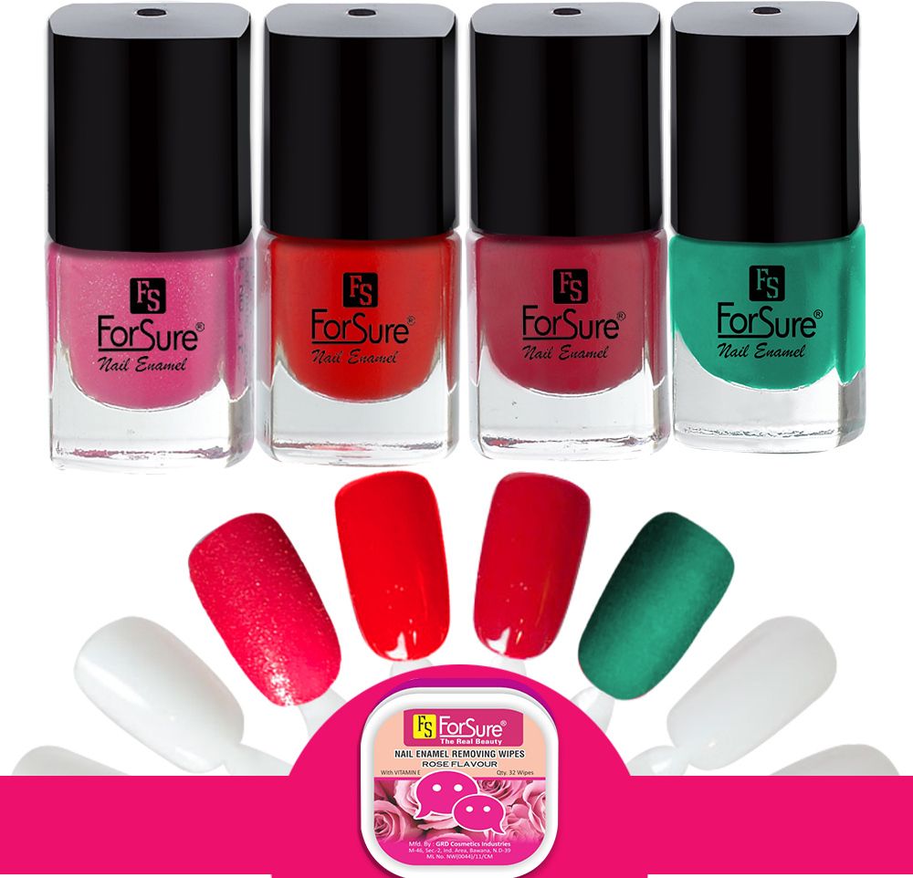 forsure Trendy Premium Quick Dry Gel Nail Polish Nail Art Combo Pack (5ml Each)-picture-34