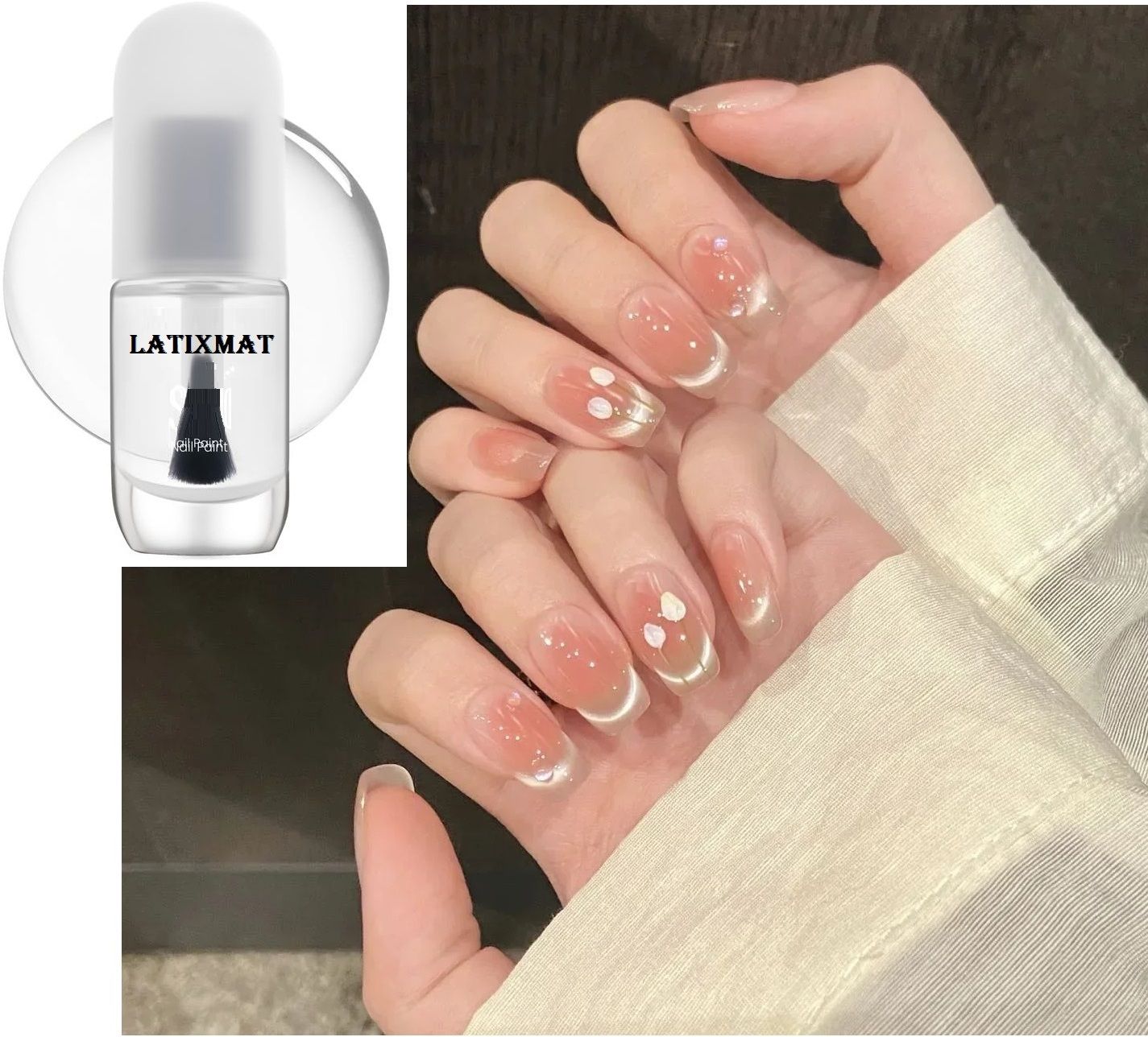 latixmat Ultra-Glossy Shine Long-Lasting & Chip-Resistant Nailpaint*ROSE MAROON* TRANSPRANT-picture-37