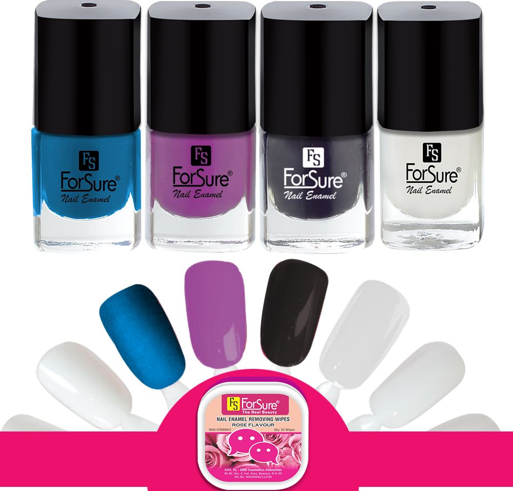 forsure Trendy Premium Quick Dry Gel Nail Polish Nail Art Combo Pack (5ml Each)-picture-28