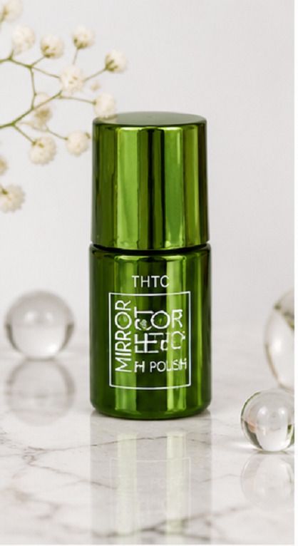 thtc Best Liquid Mirror Nail Polish – Intense Metallic Shine METALLIC GREEN-picture-24