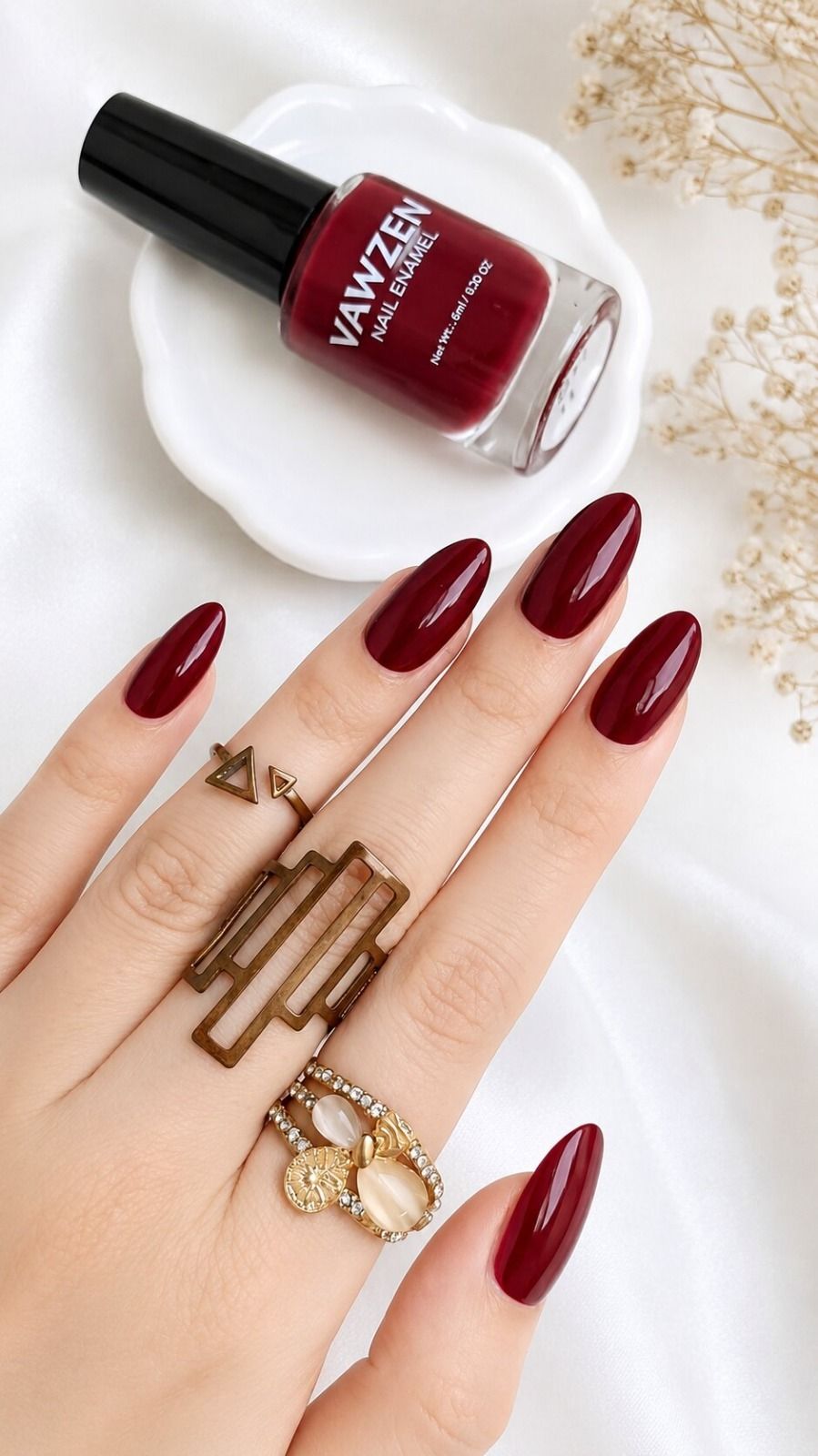Red_wine_Nailpolish Nail Paint Long Lasting Chemical Free Vegan wine-image-28