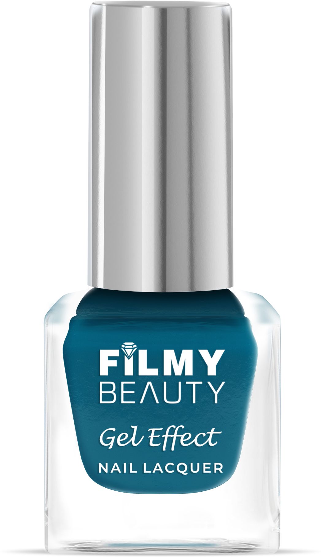 Gel Effect Nail Polish Blue Luna – Glossy, Quick-Dry, Long-Lasting (10 ml) White-image-15
