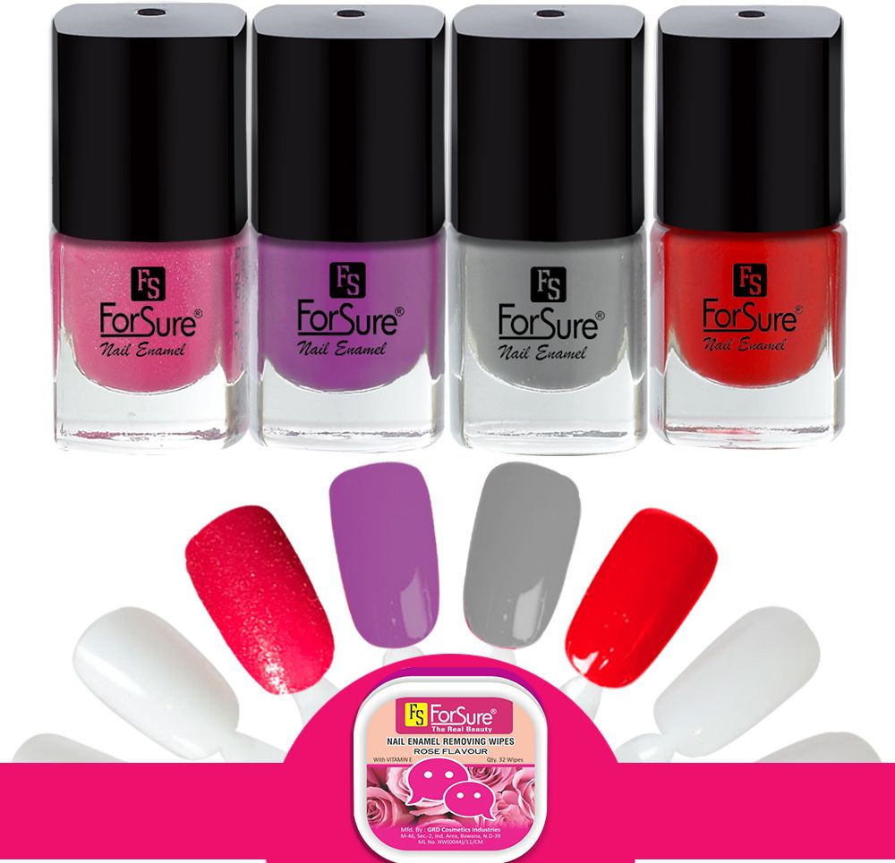 forsure Trendy Premium Quick Dry Gel Nail Polish Nail Art Combo Pack (5ml Each)-picture-40