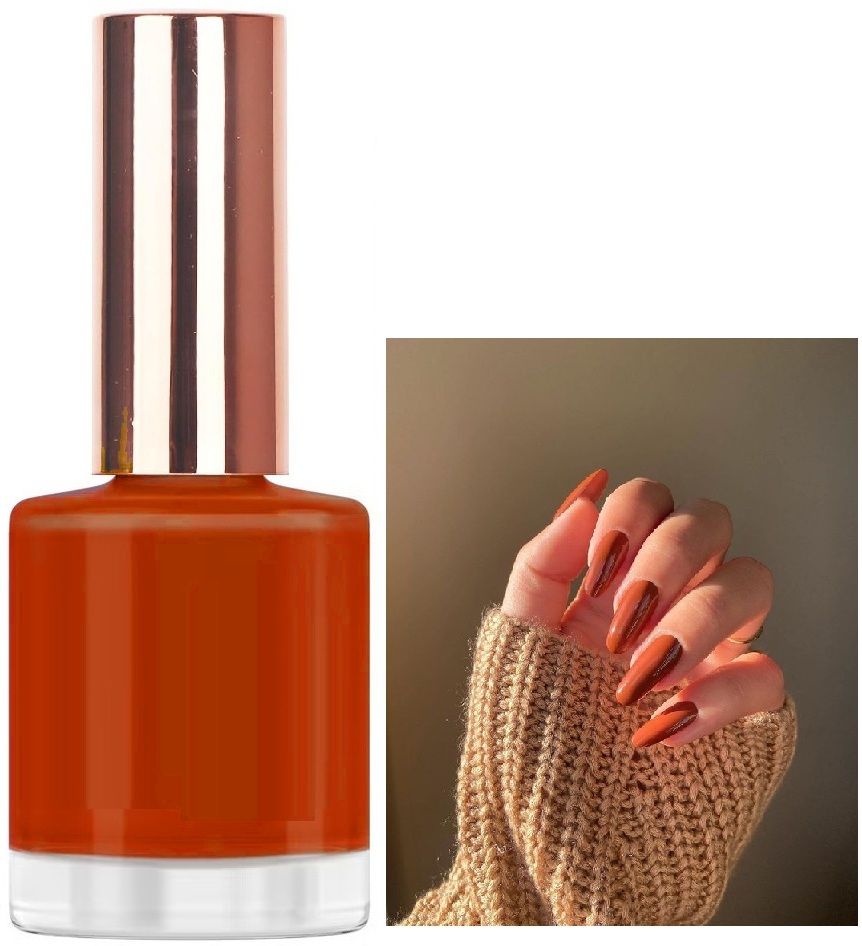 gabbu Nail Paint HD Shine Quick Drying Long Stay orange ORANGE-picture-18