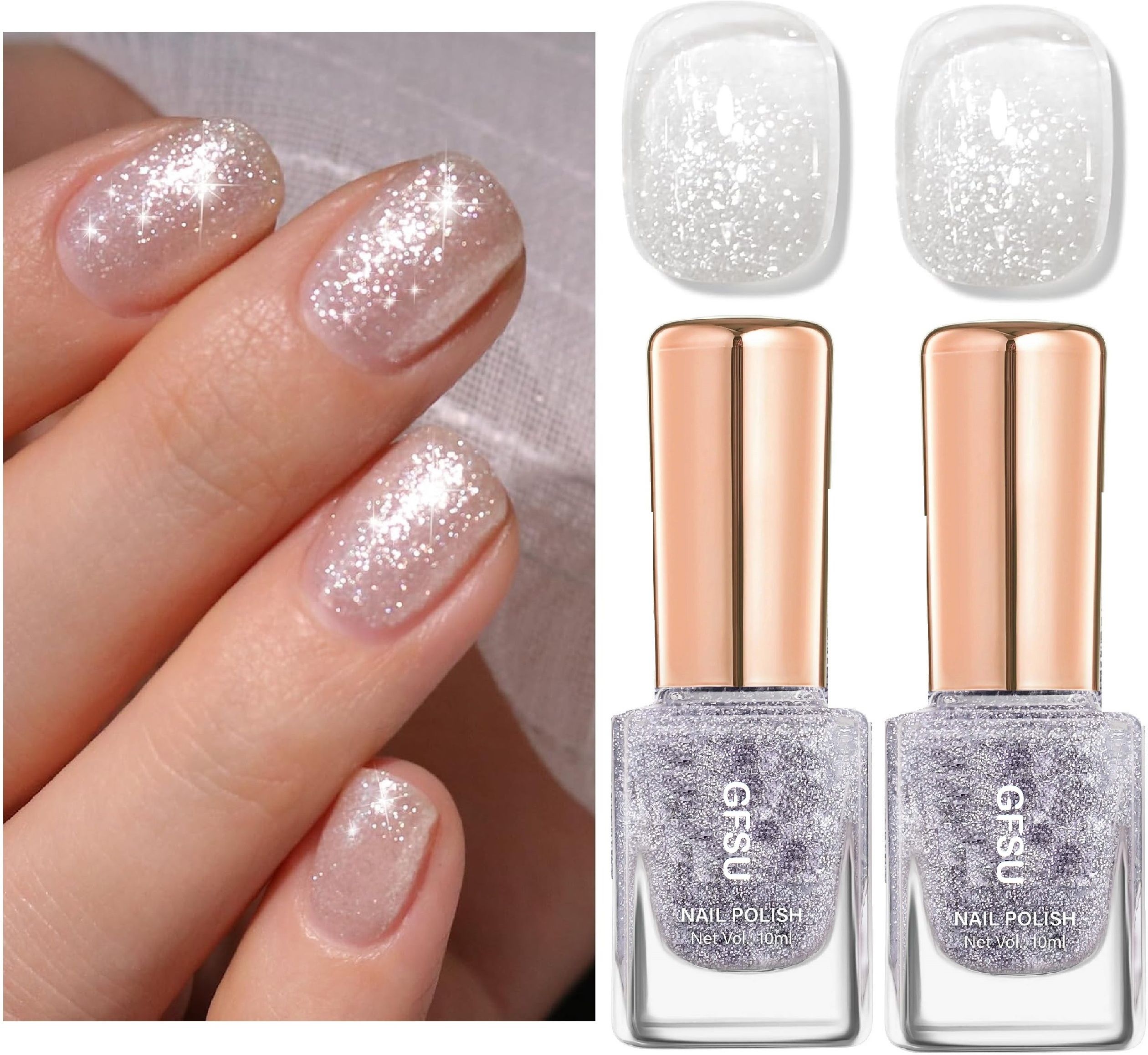 Combo One Stroke – Glitter Dust | Quick Dry | Long Lasting Professional Finish Glitter Dust-image-49