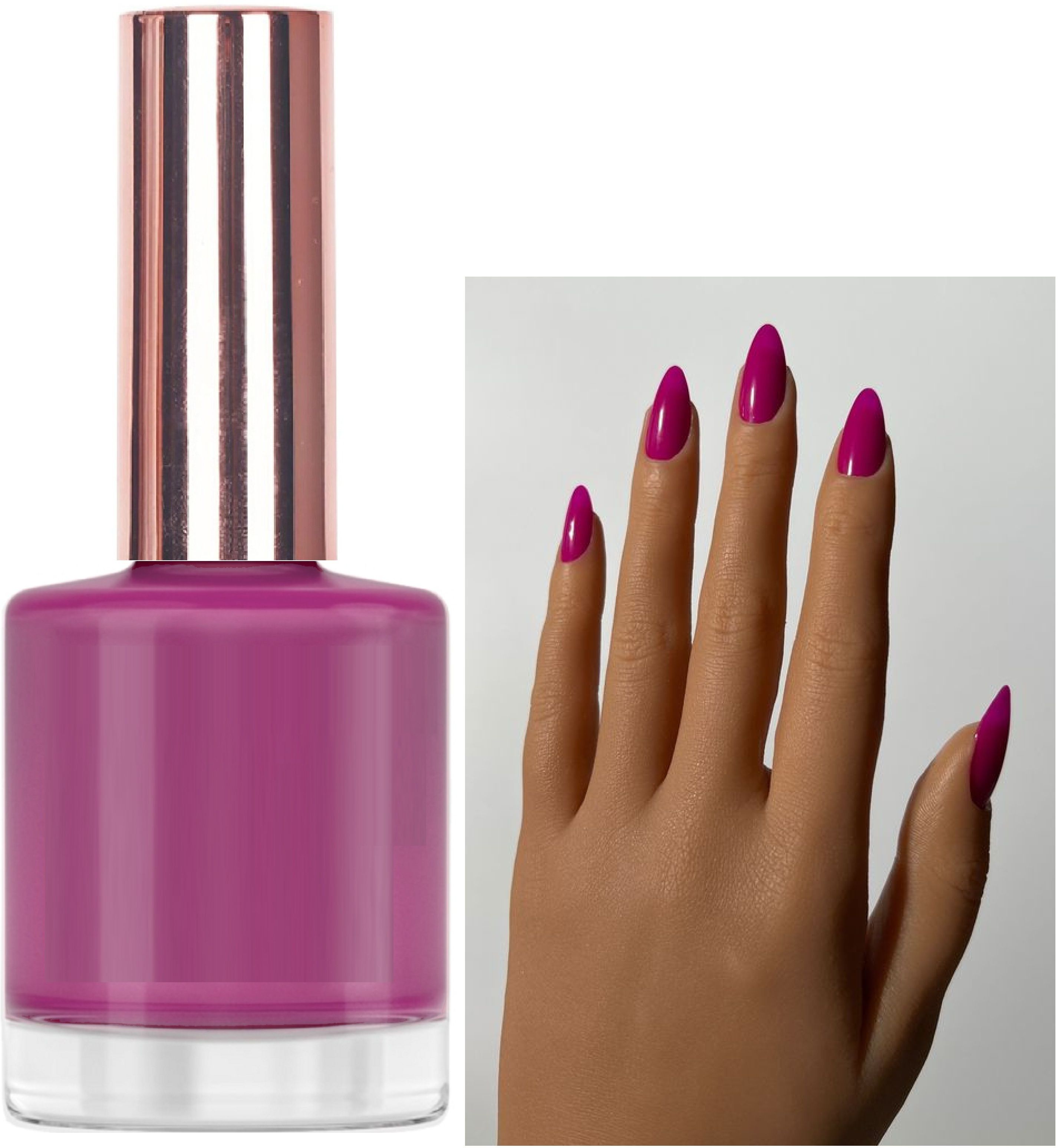 gabbu Nail Paint HD Shine Quick Drying Long Stay pink pink-picture-14
