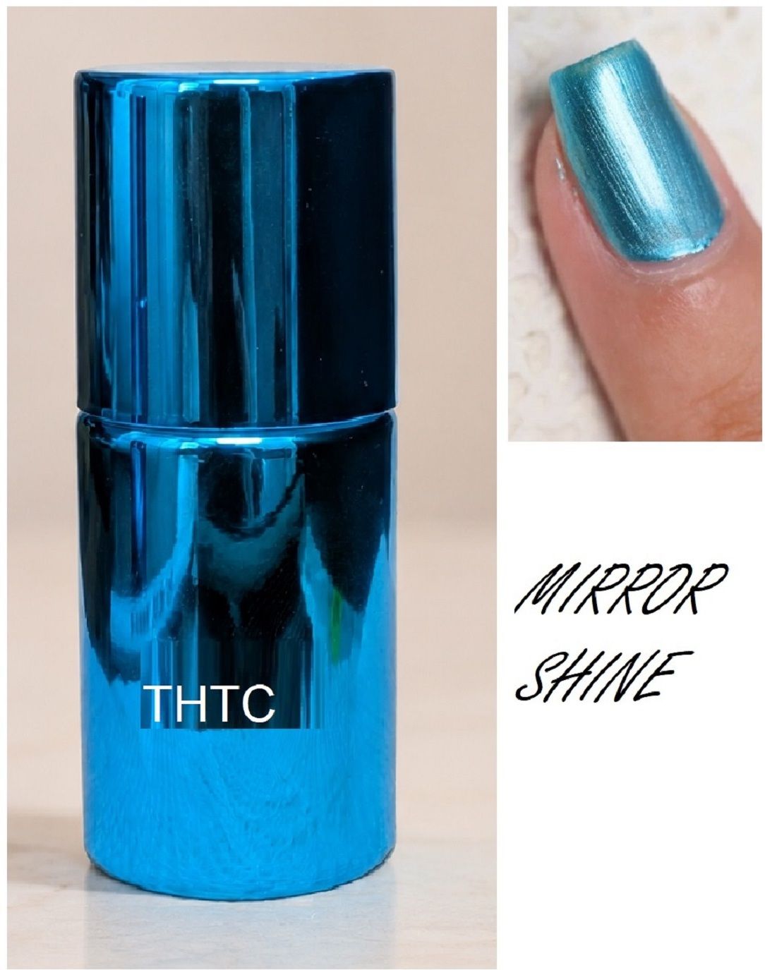 Metallic Nail Polish Magic Mirror Effect Chrome Nail Art Polish SKY BLUE-image-36