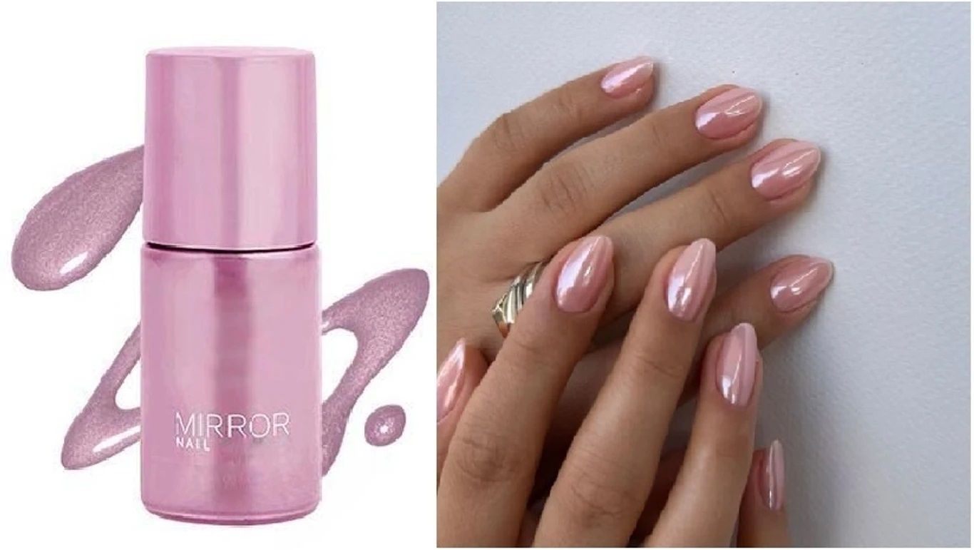 New Baby Pink Nail Polish Metallic Finish Nail Paint Quick Drying Long-Lasting Baby Pink-image-7