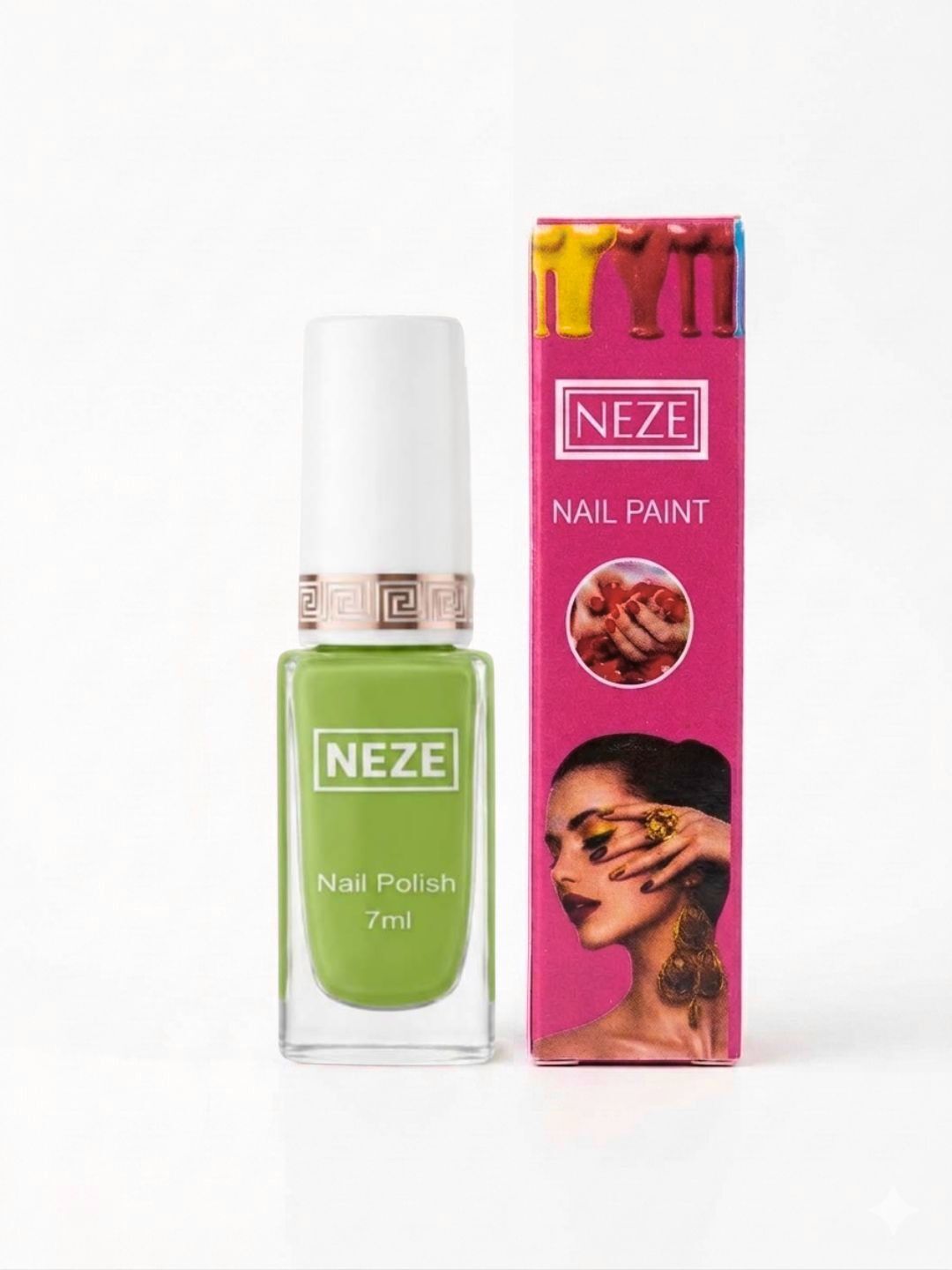 neze Nail polish Lime green Quick-dry, Long Lasting, Glossy Finish Green-picture-13