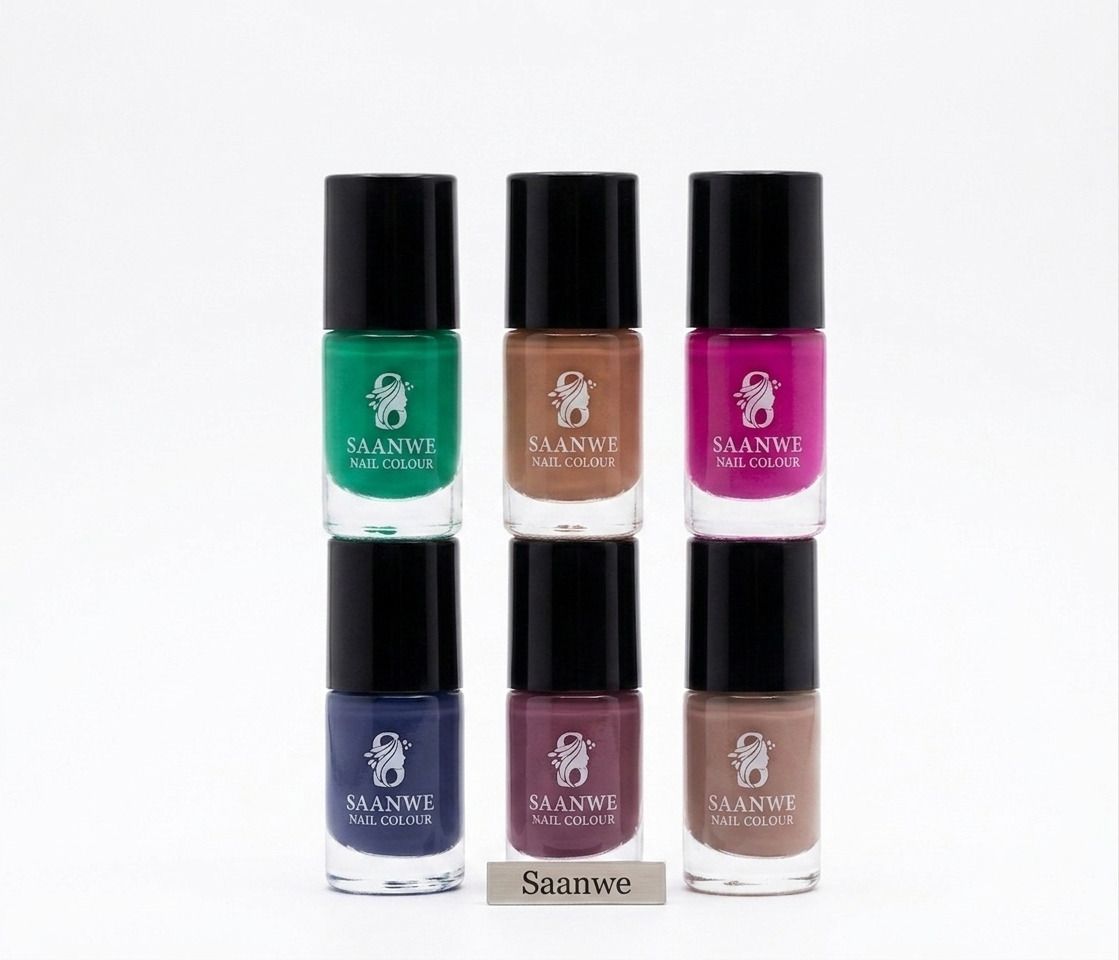 saanwe Everyday Gloss Nail Paint Set – Pack of 6 Multiple-picture-42