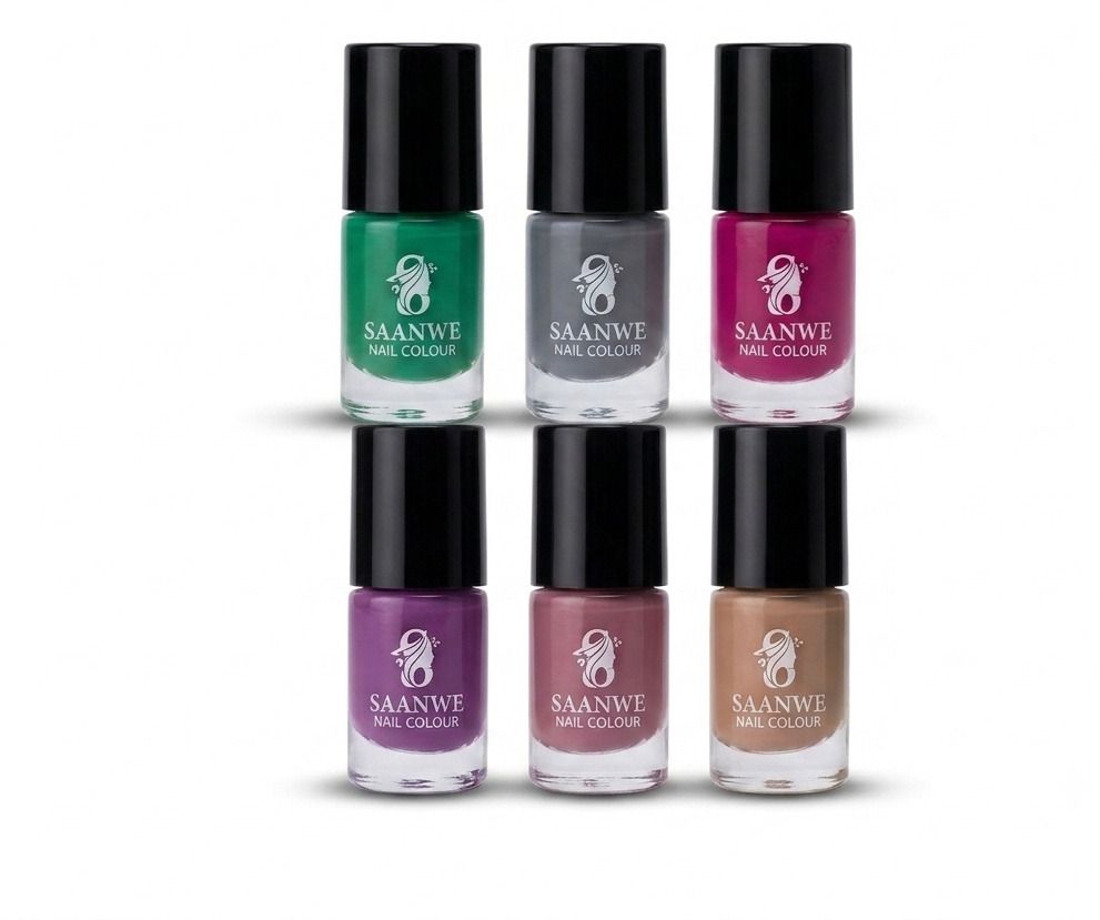 saanwe Ultra Nail Enamel – Fast Drying Formula pack of 6 Multiple-picture-32