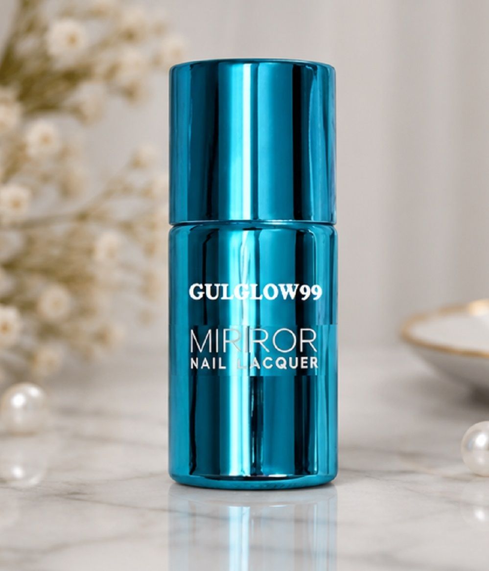 gulglow99 Metallic Finish Rich Pigmentation Application Effect Chrome Nail paint BLUE-picture-10