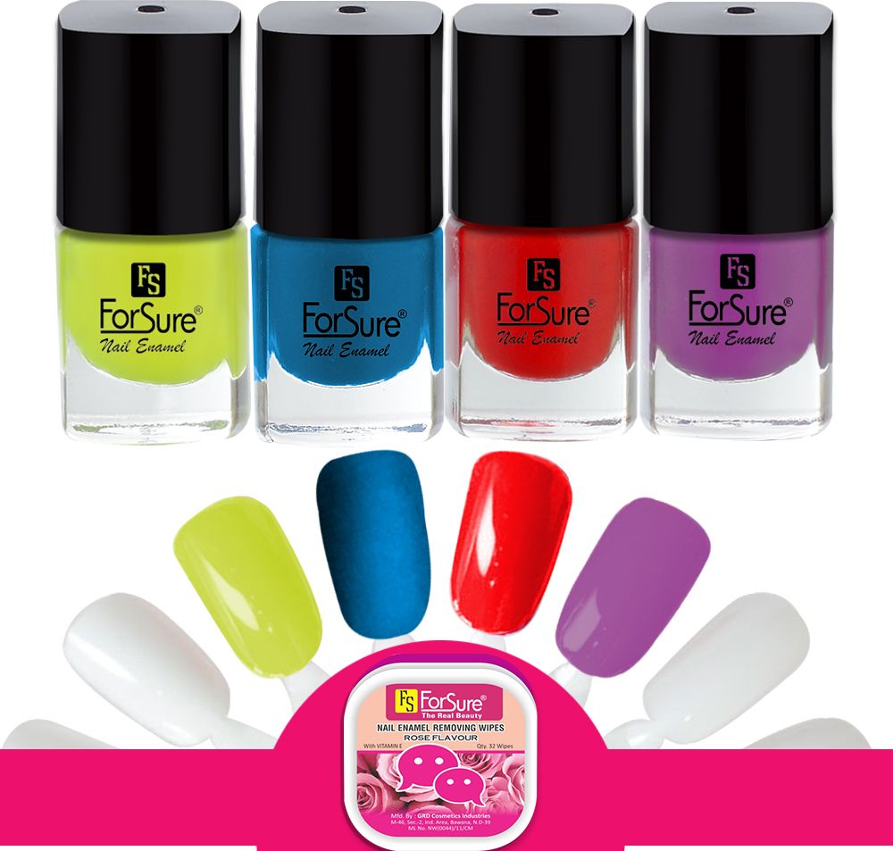 forsure Trendy Premium Quick Dry Gel Nail Polish Nail Art Combo Pack (5ml Each)-picture-31