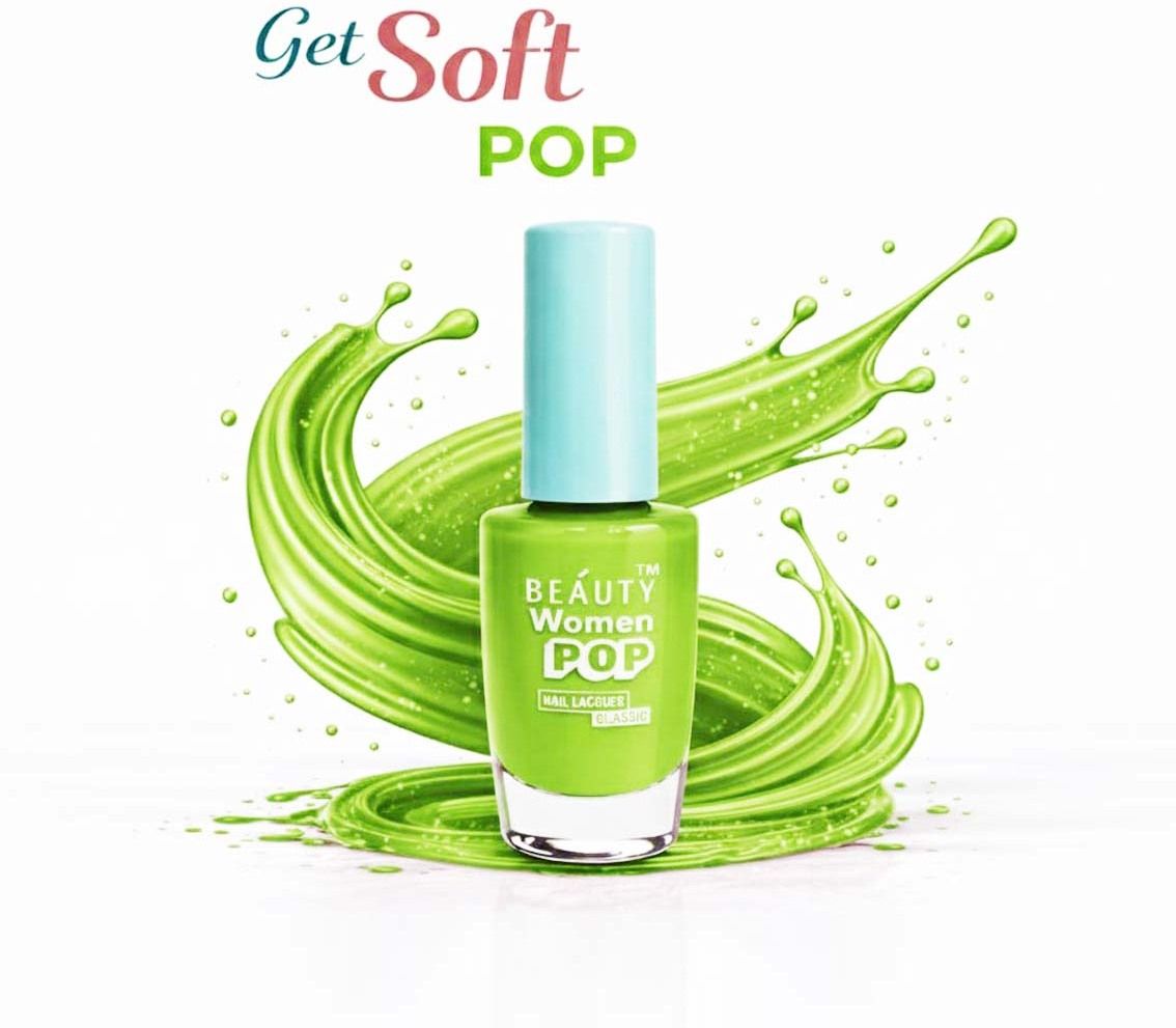 beauty women POP Nail Polish – Parrot Green color | Long Lasting | Matte Finish Parrot-picture-18