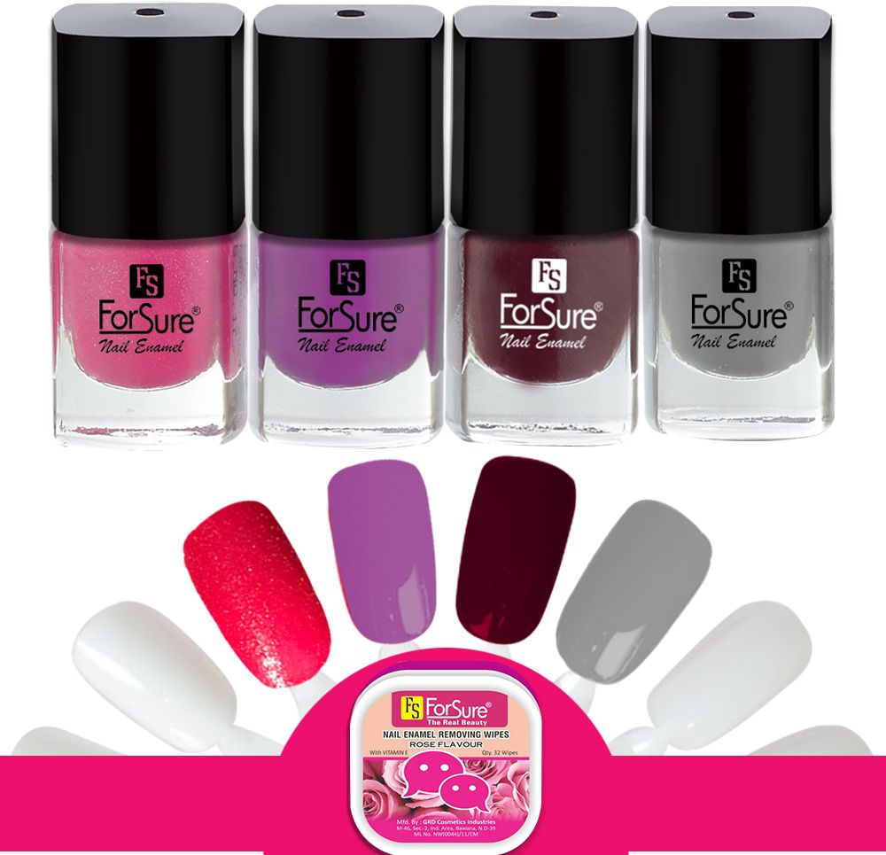 forsure Trendy Premium Quick Dry Gel Nail Polish Nail Art Combo Pack (5ml Each)-picture-21
