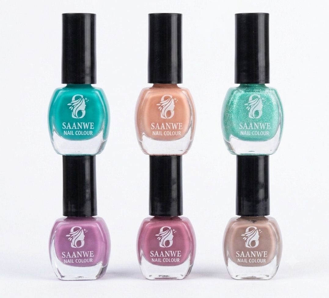 saanwe Super matte nail paint pack of six Multiple-picture-16