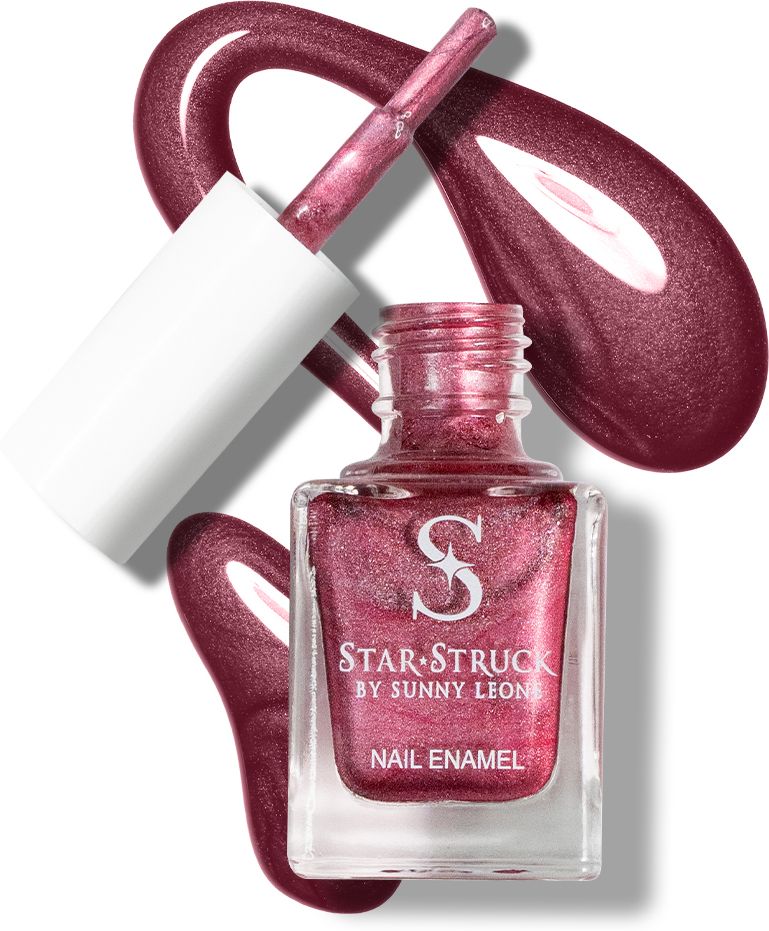 starstruck by sunny leone Metalic Plum - Metallic Nail Polish | High-Impact Shine, Chip-Resistant Metalic Plum-picture-14
