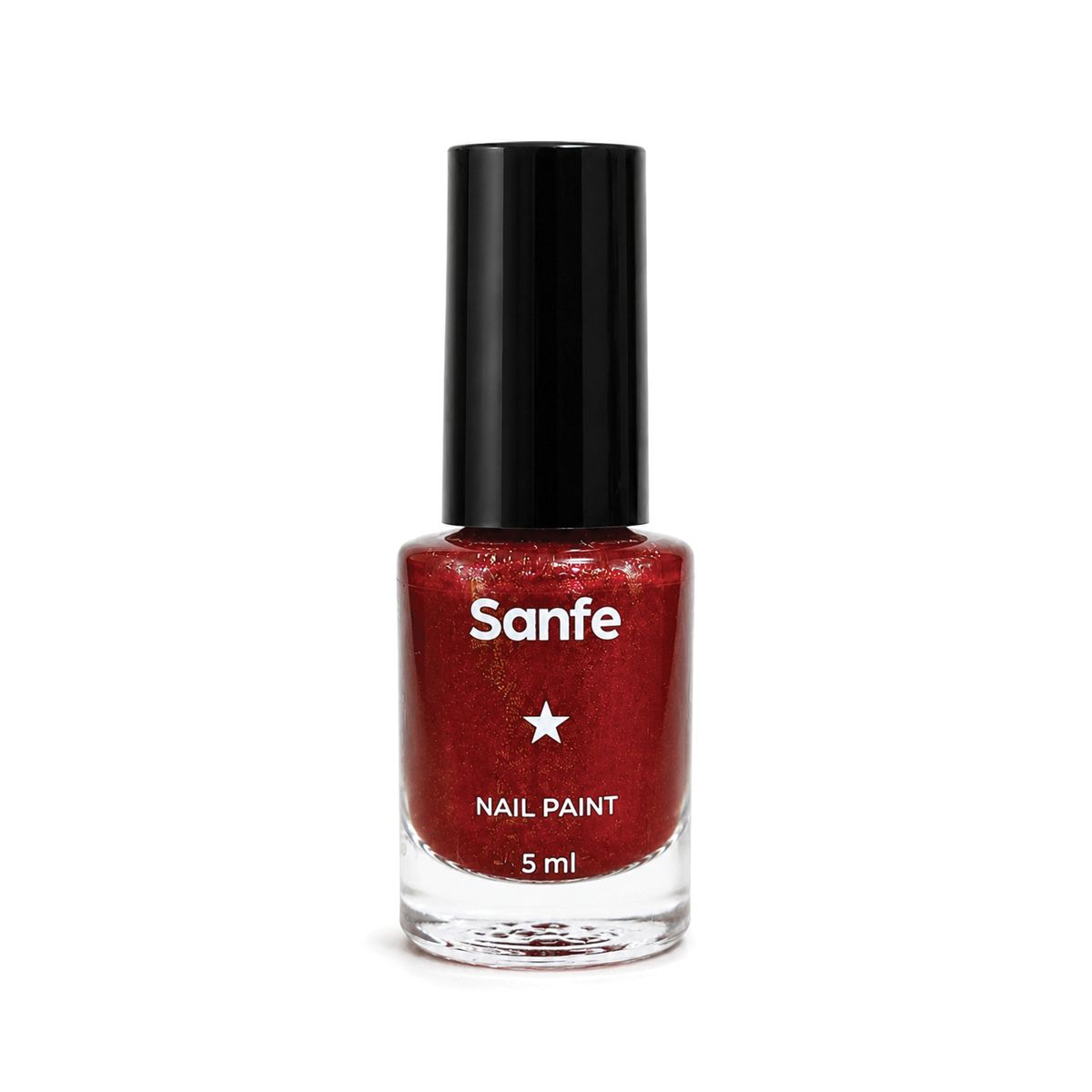 sanfe Royal Amber Nail Paint | 5 ml | Glossy Nail Polish for Women | Long-Lasting Red-picture-0