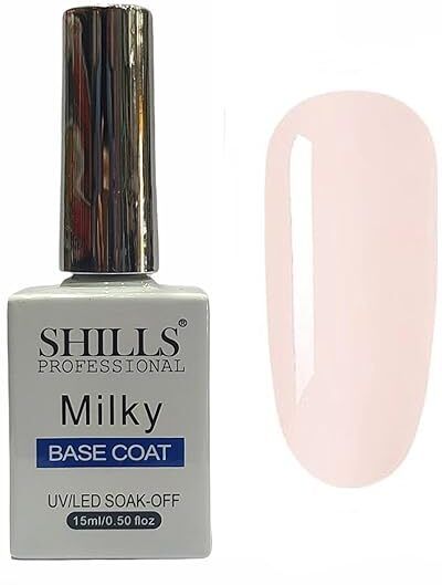 shills professional Uv Led Soak Off Milky Base Coat Gel Polish Purple 15 Ml Milky Base 002-picture-25