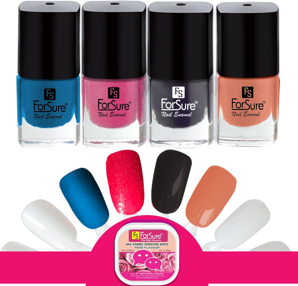 forsure Trendy Premium Quick Dry Gel Nail Polish Nail Art Combo Pack (5ml Each)-picture-17