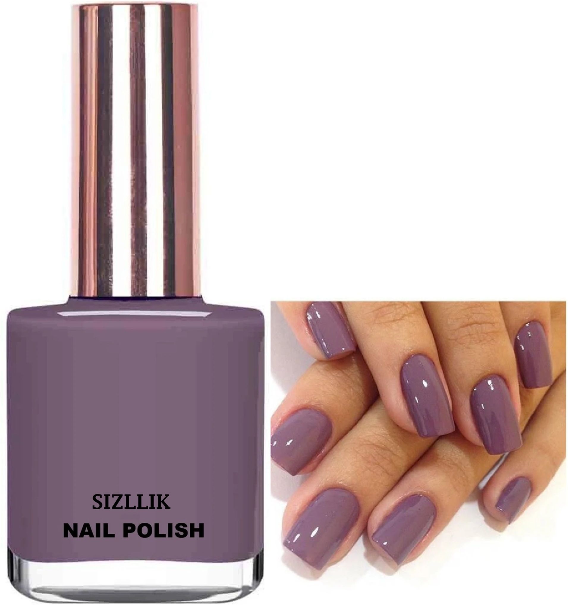 Glossy Finish Quick Drying Sunset Purple Nail Enamel Long Lasting High Shine purple-image-24