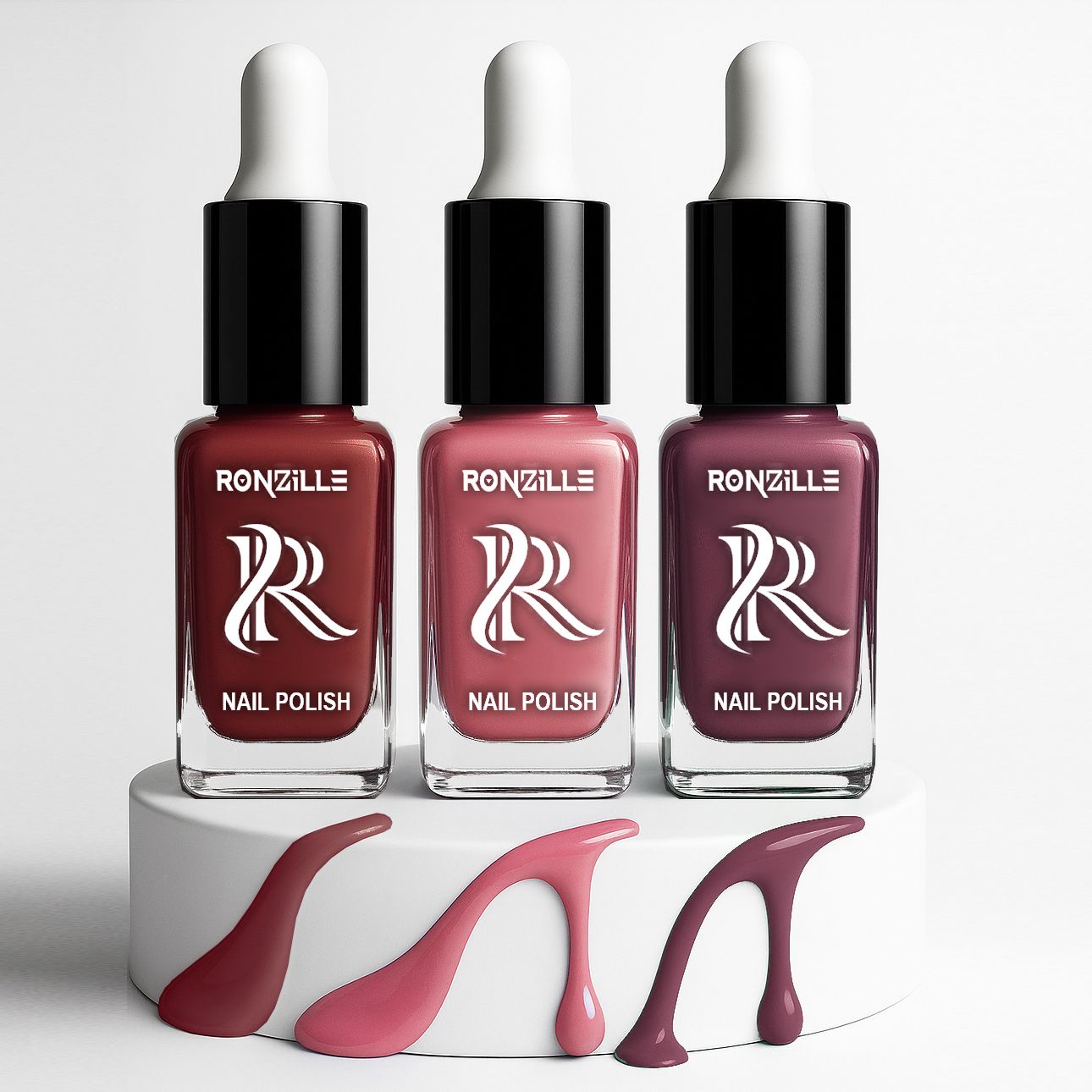 Glossy Finish Nail,High Shine,Long-Lasting,Chip Resistant,Quick Drying-Set of 3 Combo Of Different Color-06-image-29