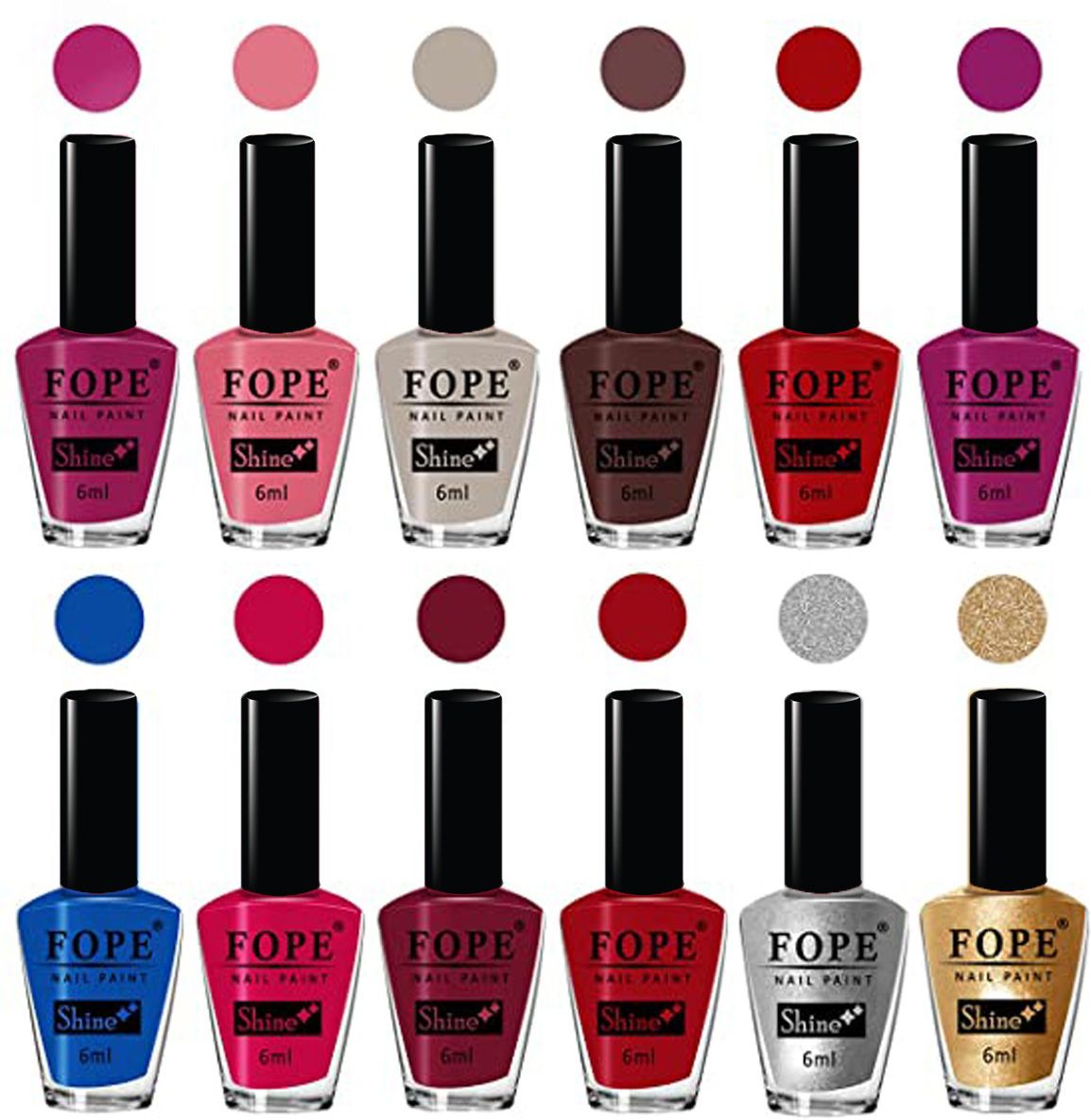 Quick Drying Nail Polish Latest Shades Collection Blue, Silver, Golden, Blood Red, Dark Brown, Light Pink, Purple, Tomato Red, Pink, Dark Pink-image-43