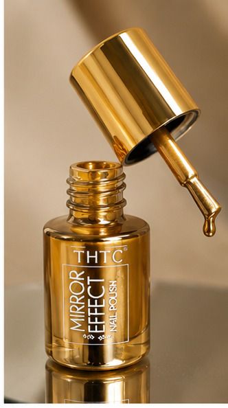 thtc Best Mirror Shine Nail Paint – Ultra Glossy Metallic Finish METALLIC GOLD-picture-30
