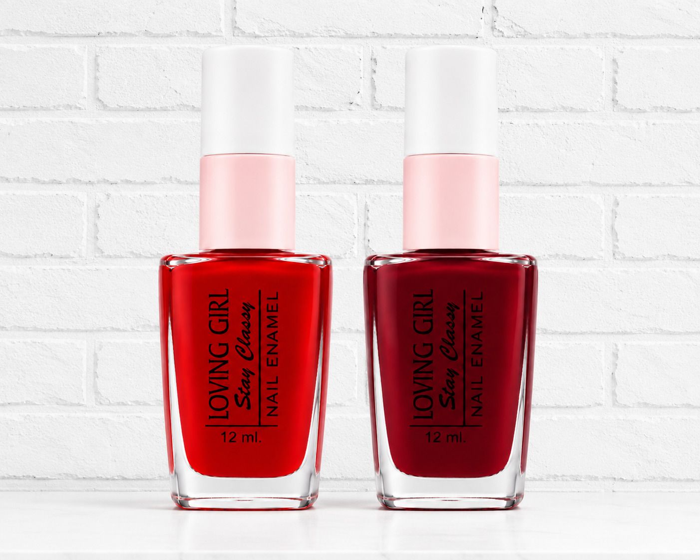 Red & Maroon Nail Polish Combo Pack of 2 | Glossy Finish | 12 ml RED, MAROON-image-30