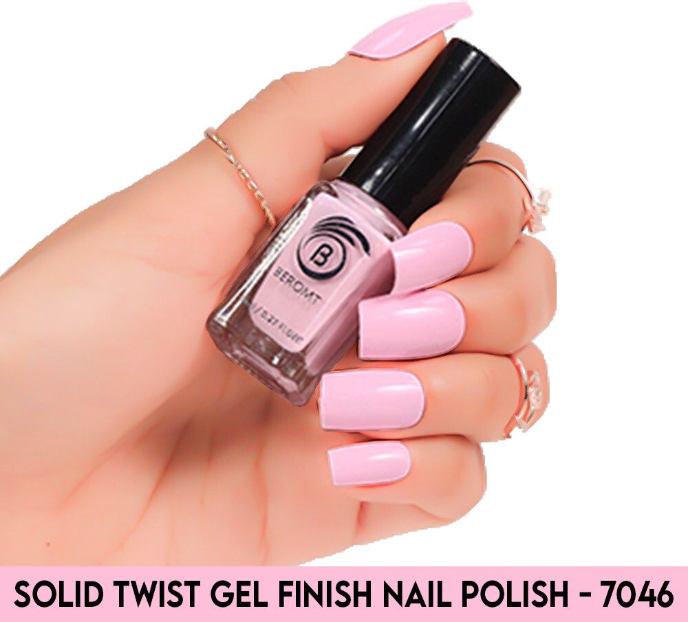 beromt SOLID TWIST GEL FINISH NAIL POLISH - BNP7046 Baby Pink-picture-13