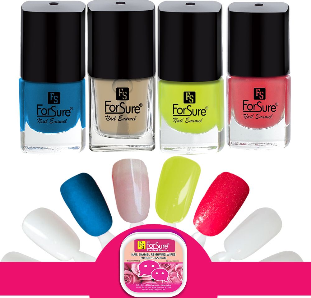 forsure Trendy Premium Quick Dry Gel Nail Polish Nail Art Combo Pack (5ml Each)-picture-29