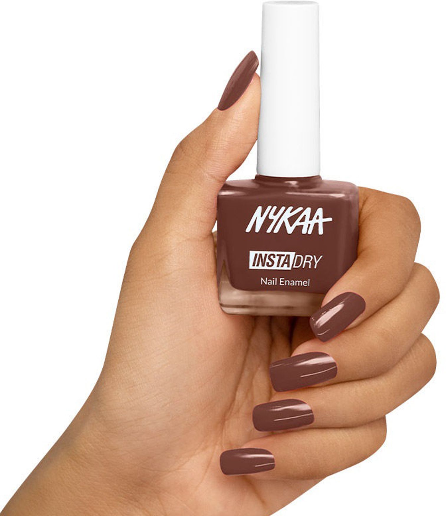 NY Insta Dry Fast Drying Nail Polish Hazel Highlight 334 Hazel Brown (9ml) Hazel Brown-image-23
