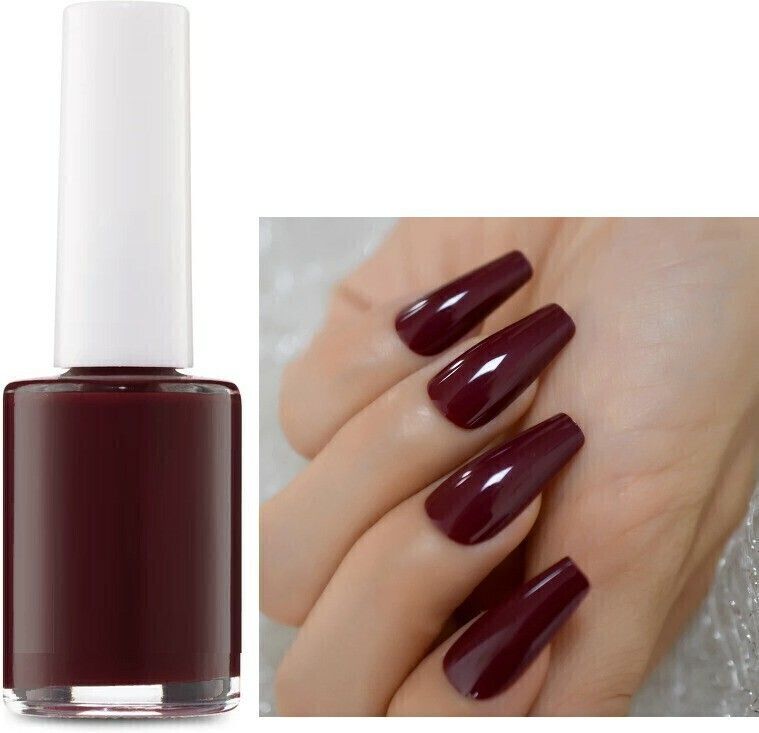 High Pigmented & Long Stay Unique Dull Matte Finish Nail Polish RUSTIC RED RUSTIC RED-image-21