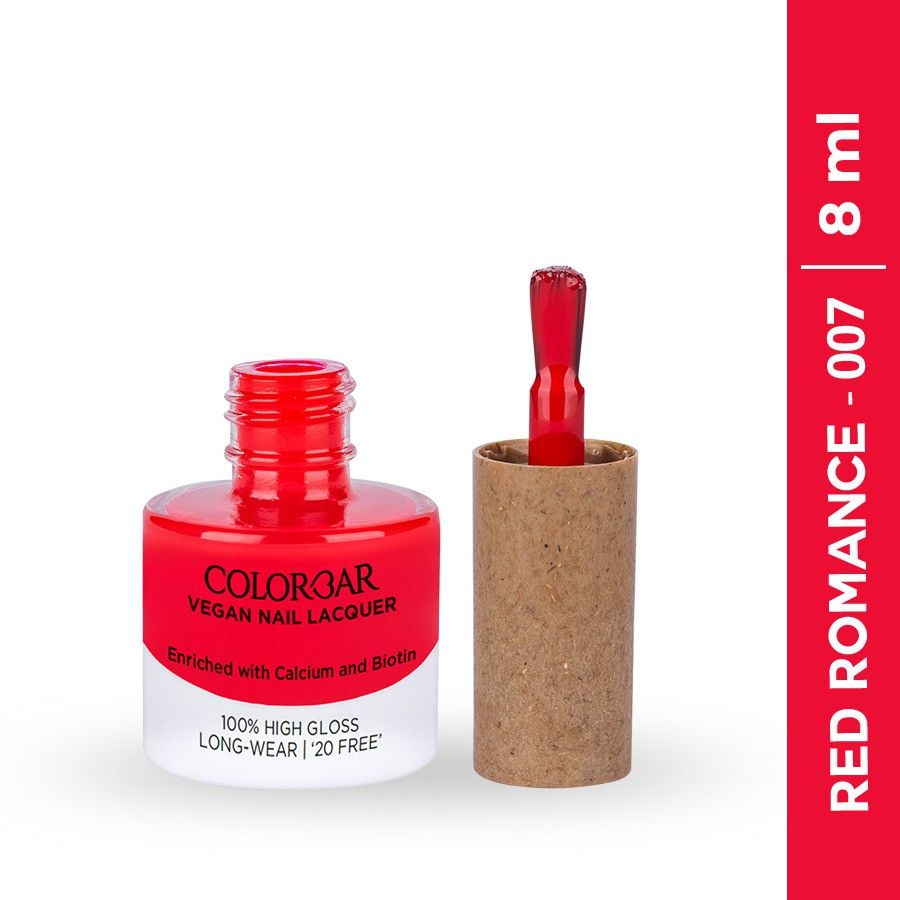 colorbar Vegan Nail Lacquer-Red Romance-007 Red-picture-12