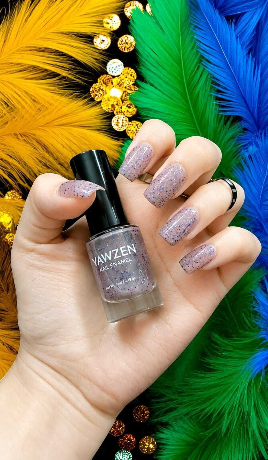 Thistle_Glitter_Nailpolish Nail Paint Long Lasting Chemical Free Vegan Thistle-image-1